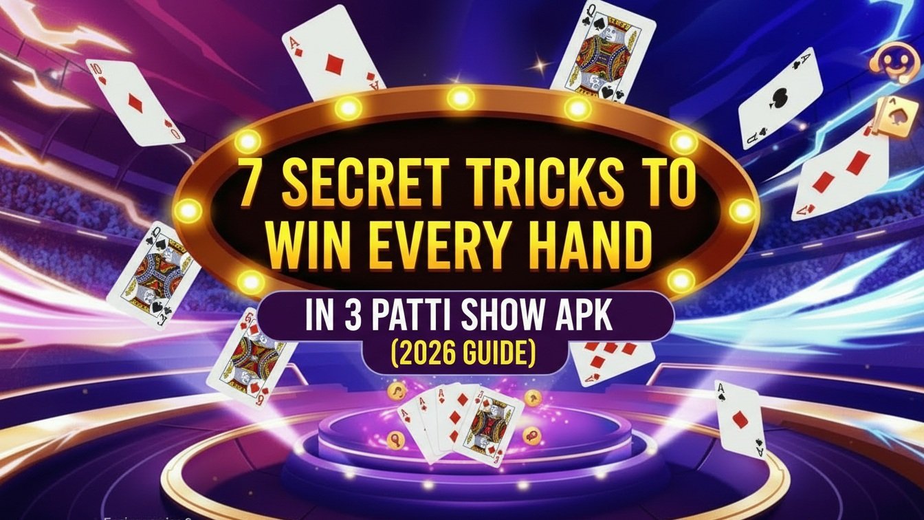 7 Secret Tricks to Win Every Hand in 3 Patti Show APK (2026 Guide)