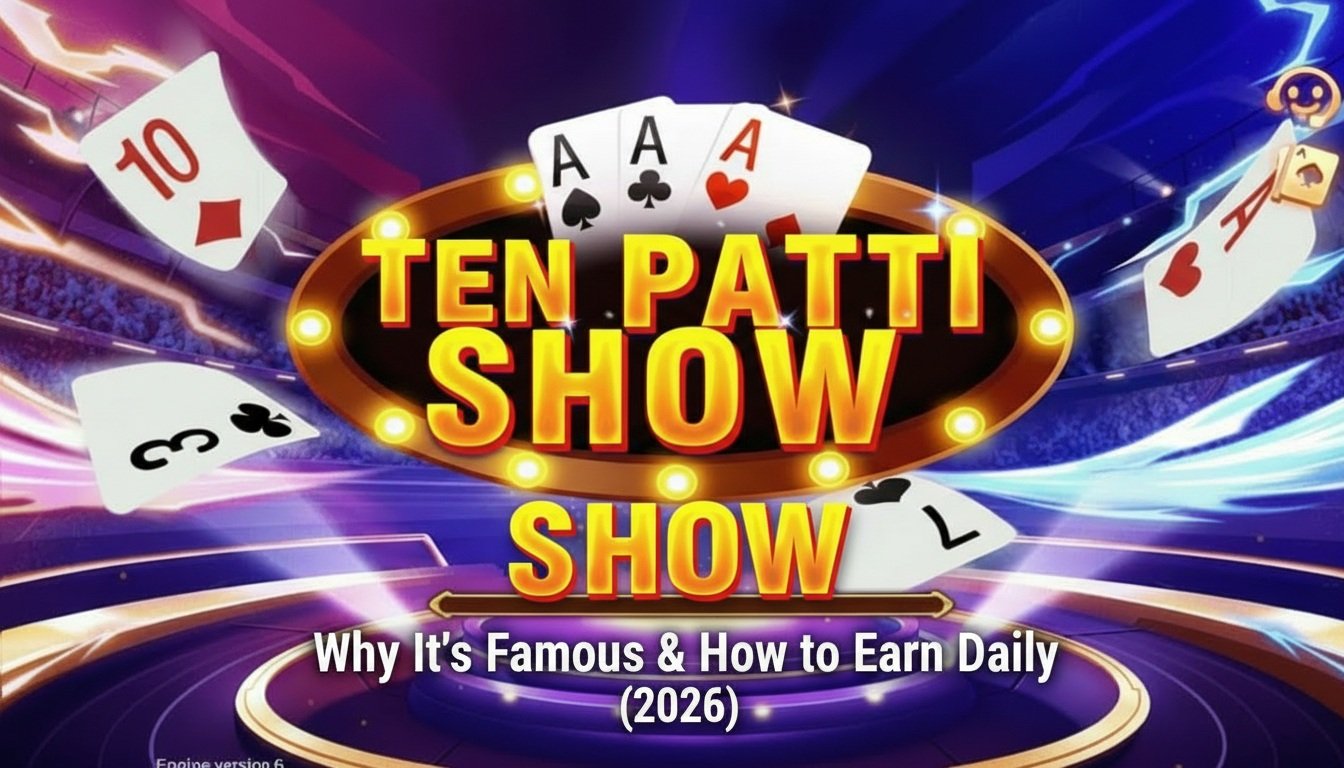 Teen Patti Show Game | Why It’s Famous & How to Earn Daily (2026)