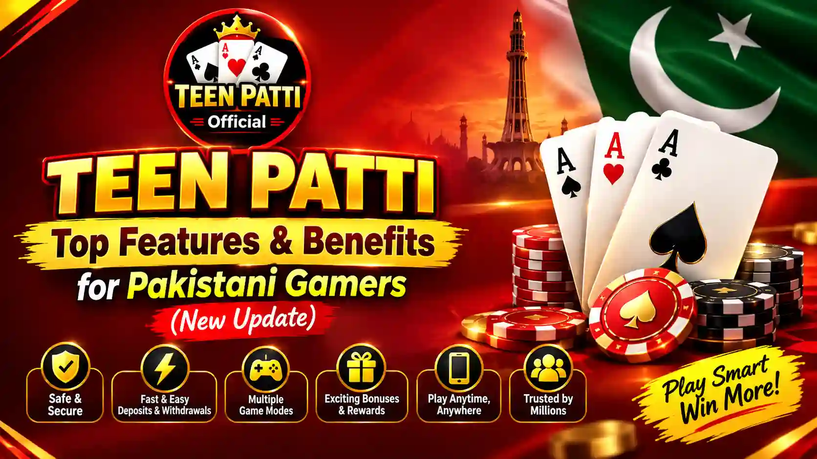 Teen Patti Top Features and Benefits for Pakistani Gamers
